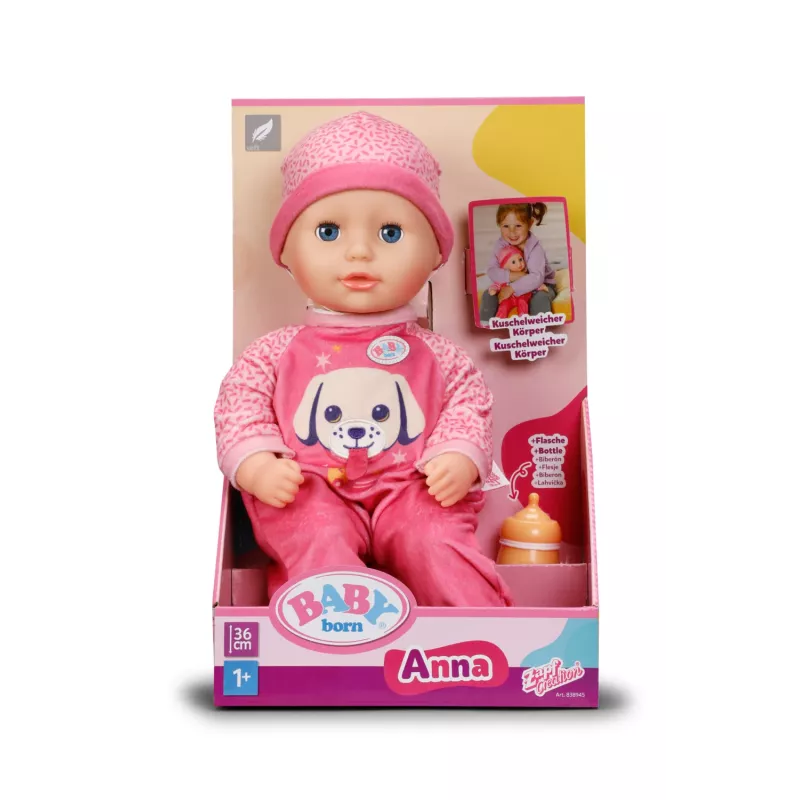 BABY born Anna ružová 36cm, bábika, ženské, 3 rok(y), chlapec/dievča, 360 mm, viacfarebná