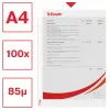 Esselte plastová obálka A4 75my číra 100 ks
