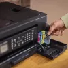 Brother originál LC527C atramentová kazeta - azúrová