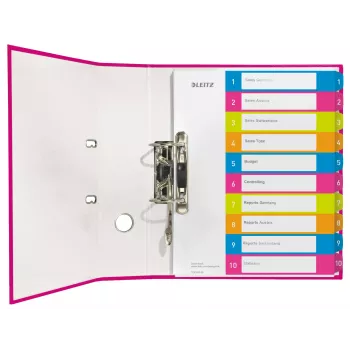 Leitz Indexy Printable PP A4+ 1-10 WOW, číselný register, polypropylén (PP), viacfarebný, na šírku, A4 Maxi, 245 mm