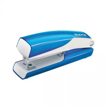 Leitz NeXXt WOW Metal mini zošívačka, 10 listov, modrá, biela, P2, kov, 80 g/m², 3,5 cm