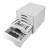 Leitz Drawer cabinet Plus 5-drawer, 5 zásuviek, plast, sivá, 287 x 363 x 270 mm