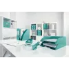 Leitz WOW zošívačka, 15 listov, tyrkysová, P2, č. 10, 80 g/m², 4,95 cm, zadná