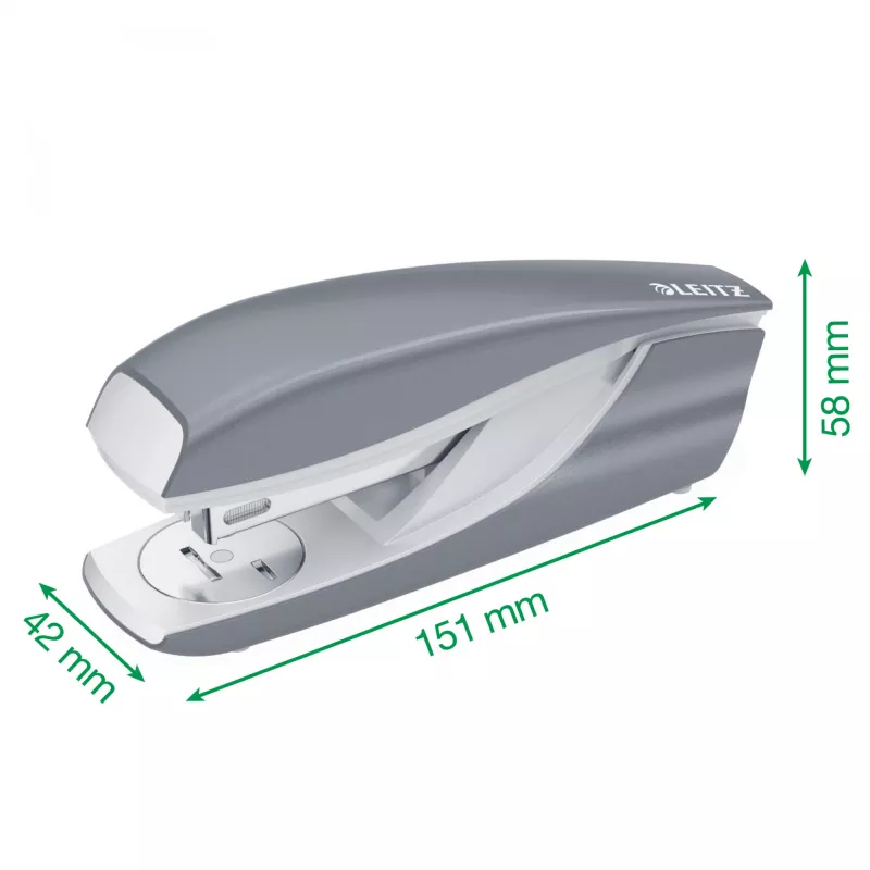 Leitz zošívačka WOW 5502 kov 30 listov, 30 listov, fialová, P3, kov, plast, 80 g/m², 4 cm