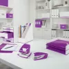 Leitz zošívačka WOW 5502 kov 30 listov, 30 listov, fialová, P3, kov, plast, 80 g/m², 4 cm