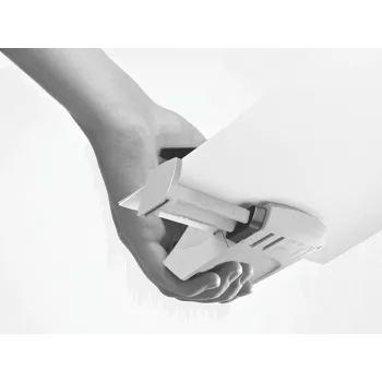 Leitz NeXXt Locher WOW Mini 2-dierkovač / 10 listov, 10 listov, tyrkysová, sivá, plast, 8 cm, 5,5 mm, A4