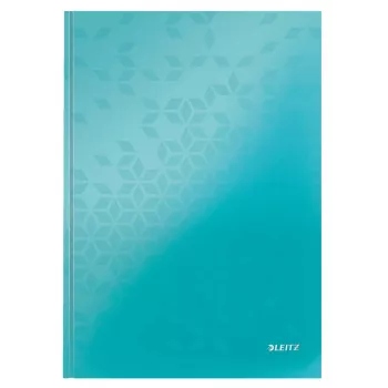 Leitz zápisník WOW A4 štvorčekovaný s tvrdou väzbou 90 g/80 listov, vzor, modrá, A4, 80 listov, 80 g/m², štvorčekovaný papier