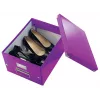 Leitz Click & Store WOW Medium Storage Box, fialová, kartón, 16,7 l, 281 mm, 200 mm, 265 x 335 x 188 mm