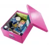 Leitz Click & Store WOW veľký úložný box, ružová, kartón, nikel, 369 mm, 482 mm, 200 mm