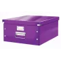Leitz Click & Store WOW Large Storage Box, fialová, kartón, 1,28 kg
