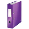 Leitz Lever Arch File 180° WOW POB/lamino A4/80 mm, A4, kartón, fialová, 600 listov, 80 g/m², 8 cm