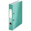 Leitz Lever Arch File 180° WOW POB/lamino A4/50 mm, A4, kartón, tyrkysová, 350 listov, 80 g/m², 5 cm