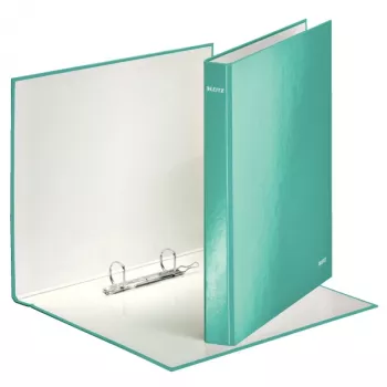 Leitz Ringbinder WOW lamino A4+ 2DR/25 mm, A4, kartón, modrá, biela, 250 listov, 80 g/m²