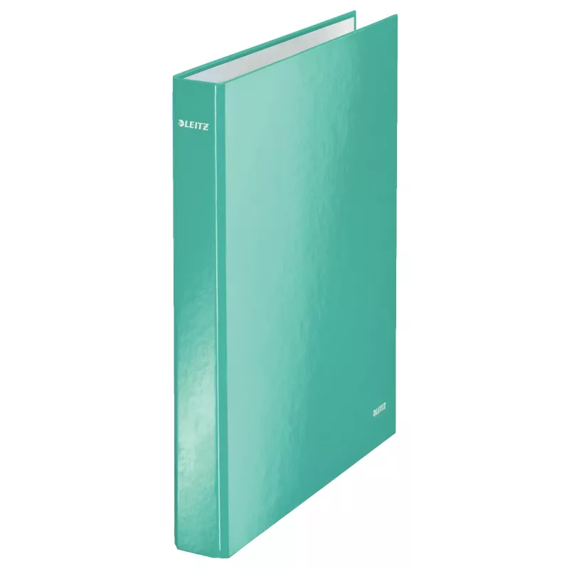 Leitz Ringbinder WOW lamino A4+ 2DR/25 mm, A4, kartón, modrá, biela, 250 listov, 80 g/m²
