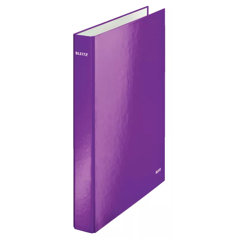 Leitz Ringbuch WOW lamino A4+ 2DR/25 mm, A4, kartón, fialová, biela, 250 listov, 80 g/m²