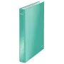 Leitz Ringbinder WOW lamino A4+ 4DR/25 mm, A4, kartón, metalická, tyrkysová, 230 listov, 80 g/m², 2,5 cm
