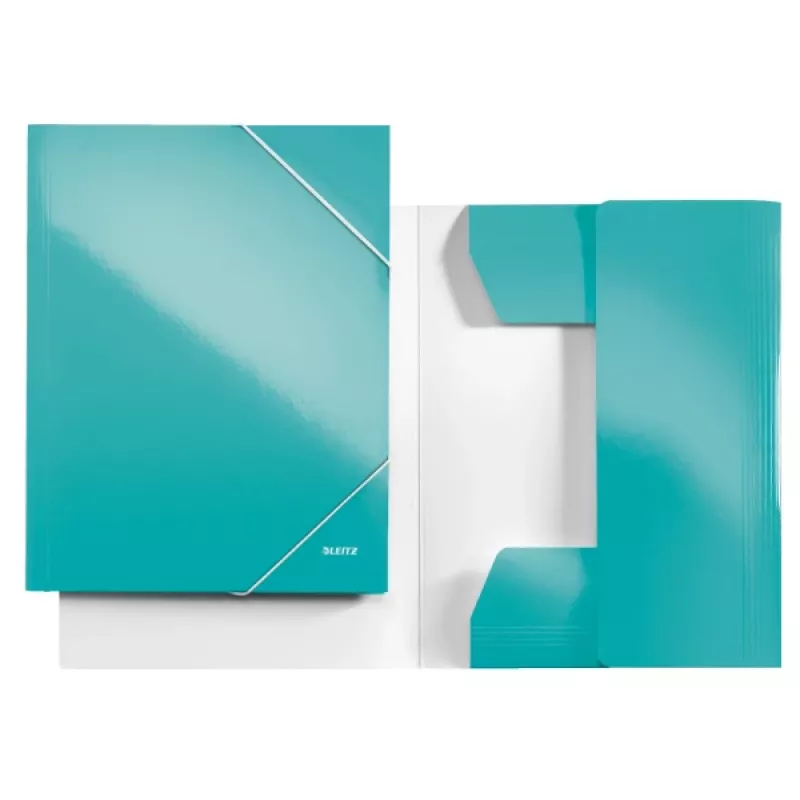 Leitz 3-Klapp-Mappe WOW Card/POB A4, A4, polypropylén (PP), zelená, 250 listov, 80 g/m², papier
