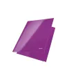 Leitz 3-Klapp-Mappe WOW Karte/POB A4, A4, polypropylén (PP), fialová, 250 listov, 80 g/m², papier