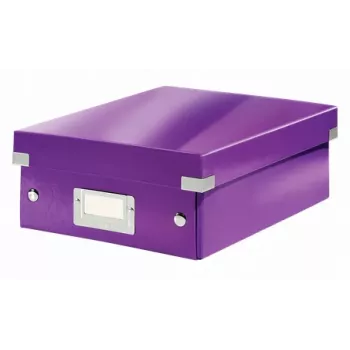 Leitz organizačná krabica Click & Store WOW malá, fialová, kartón, 600 g