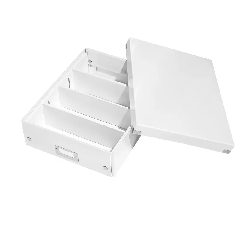 Leitz Click & Store WOW stredná organizačná krabica, biela, kartón, 880 g