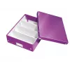 Leitz Click & Store WOW stredná organizačná krabica, fialová, kartón, 880 g