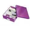 Leitz Click & Store WOW stredná organizačná krabica, fialová, kartón, 880 g