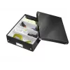 Leitz Click & Store WOW stredná organizačná krabica, čierna, kartón, 880 g