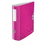 Leitz rýchloviazač Active PP WOW A4/80 mm, A4, polyfoam, ružová, 500 listov, 80 g/m², 8,2 cm