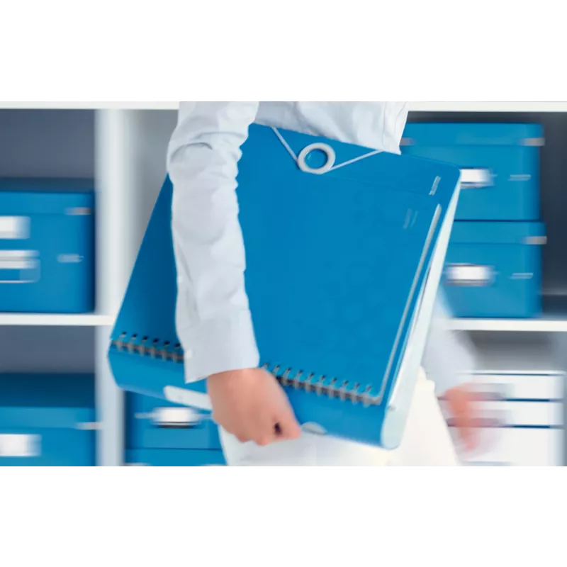 Leitz rýchloviazač Active PP WOW A4/80 mm, A4, polyfoam, modrá, 500 listov, 80 g/m², 8,2 cm