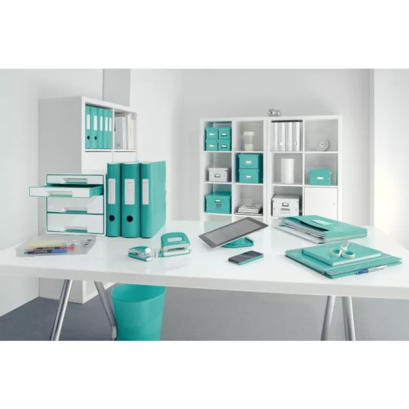 Leitz rýchloviazač Active PP WOW A4/80 mm, A4, polyfoam, tyrkysová, 500 listov, 80 g/m², 8,2 cm