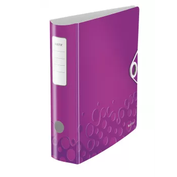 Leitz rýchloviazač Active PP WOW A4/80 mm, A4, polyfoam, fialová, 500 listov, 80 g/m², 8,2 cm