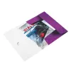 Leitz 3-chlopňová mapa WOW PP A4, A4, polypropylén (PP), metalická, fialová, na výšku, 150 listov, 235 mm