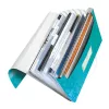 Leitz projektová mapa WOW PP, klasická mapa, A4, polypropylén (PP), tyrkysová, 200 listov, 254 mm