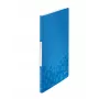Leitz displayová kniha WOW PP 20 obalov, modrá, metalická, polyvinylchlorid (PVC), 20 obalov, A4, 231 mm, 13 mm