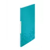 Leitz displayová kniha WOW PP 20 obalov, modrá, metalická, polyvinylchlorid (PVC), 20 obalov, A4, 231 mm, 13 mm