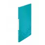 Leitz displayová kniha WOW PP 20 obalov, modrá, metalická, polyvinylchlorid (PVC), 20 obalov, A4, 231 mm, 13 mm