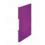 Leitz displayová kniha WOW PP 20 obalov, metalická, fialová, polyvinylchlorid (PVC), 20 obalov, A4, 231 mm, 13 mm
