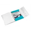 Leitz WOW kniha s oddeľovačmi z PP, 12 tabov, A4, polypropylén (PP), modrá, metalická, 200 listov, 265 mm, 17 mm