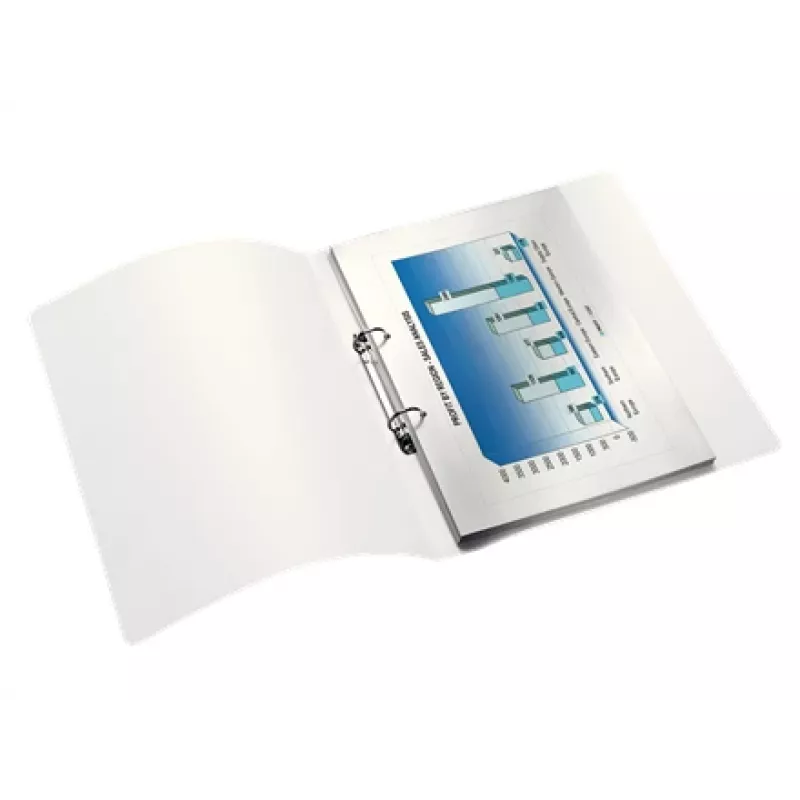 Leitz Ringbinder WOW PP A4 2RR/25mm, A4, okrúžkový, polypropylén (PP), modrá, metalická, biela, 190 listov