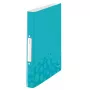 Leitz Ringbinder WOW PP A4 2RR/25mm, A4, okrúžkový, polypropylén (PP), modrá, metalická, biela, 190 listov