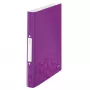 Leitz Ringbinder WOW PP A4 2RR/25mm, A4, okrúžkový, polypropylén (PP), metalická, fialová, biela, 190 listov