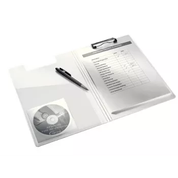 Leitz klipová doska s vrchnákom WOW, A4, polyfoam, fialová, 75 listov, 1 vrecko, 230 mm