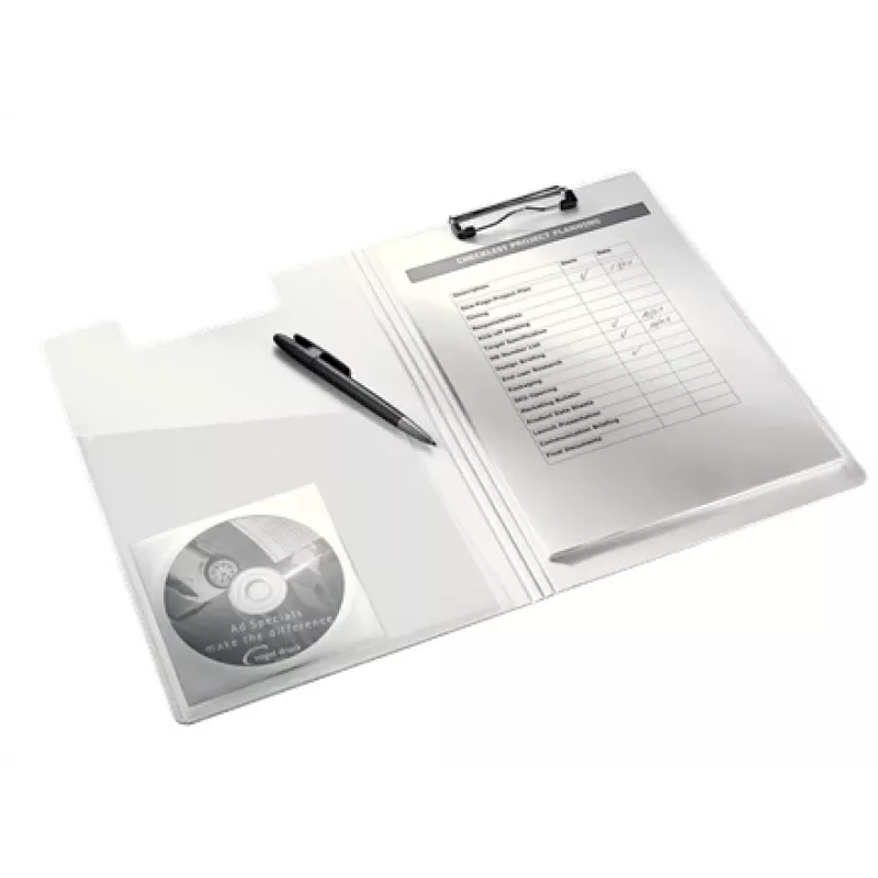 Leitz klipová doska s vrchnákom WOW, A4, polyfoam, fialová, 75 listov, 1 vrecko, 230 mm