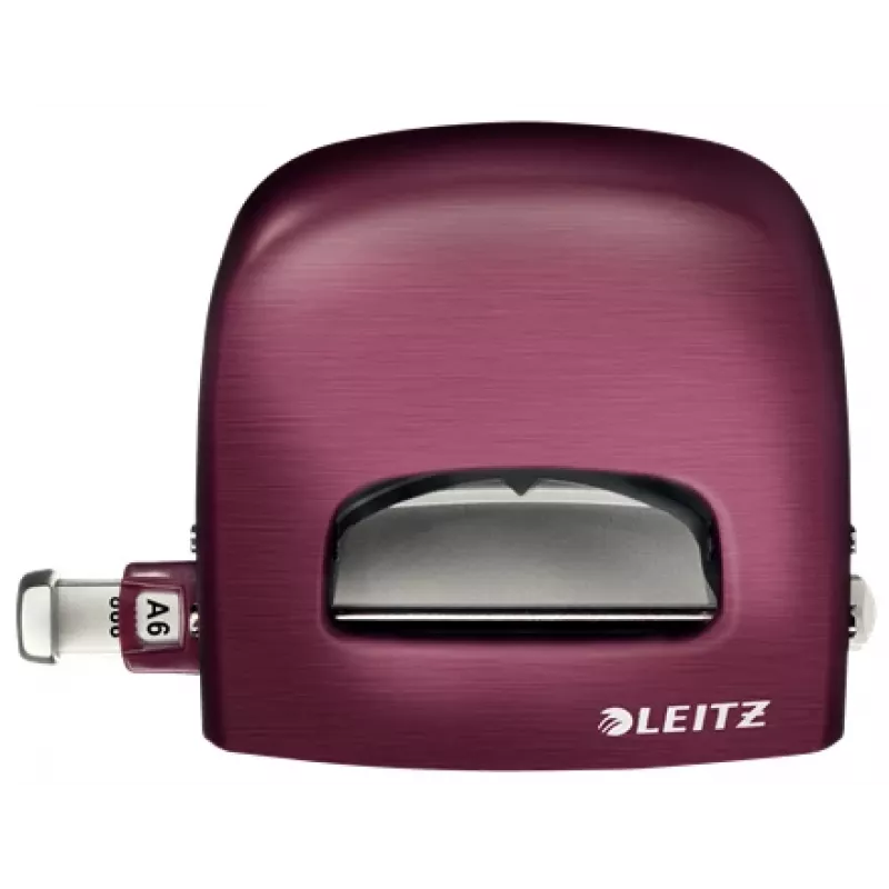 Leitz NeXXt 5006 dierovač 30 listov červený, strieborný