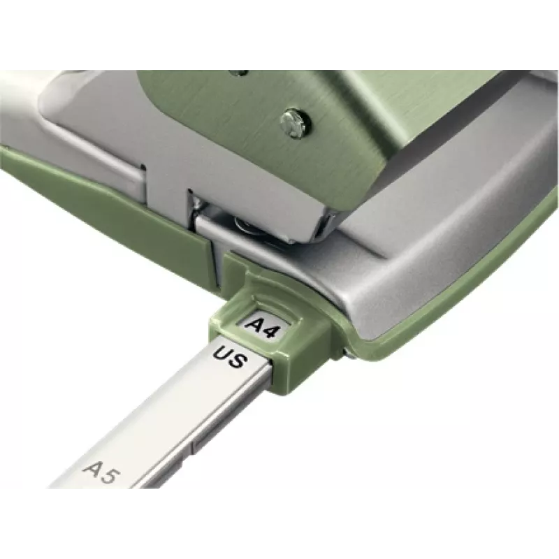 Leitz NeXXt dierovacie kliešte Style, 2-dierové 30 listov kov, 30 listov, zelená, strieborná, kov, 8 cm, A6, 107 mm