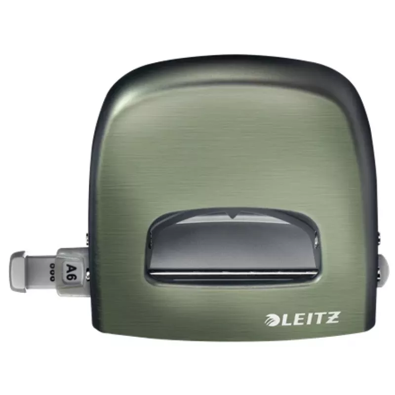 Leitz NeXXt dierovacie kliešte Style, 2-dierové 30 listov kov, 30 listov, zelená, strieborná, kov, 8 cm, A6, 107 mm
