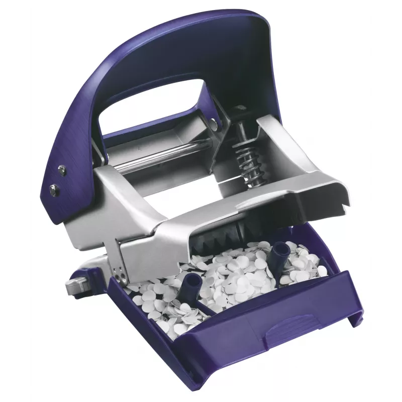 Leitz dierovač Style NeXXt, 2-dierový 30 listov kov, 30 listov, modrá, 8 cm, A6, 380 g, 107 x 100 x 137 mm