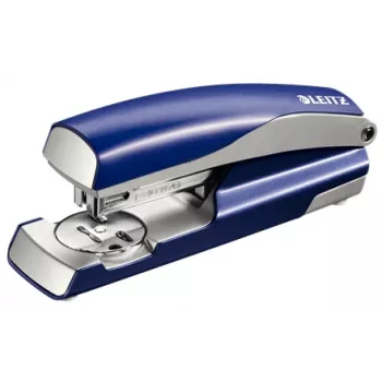 Leitz sponkovačka NeXXt Style, 30 listov kov, 30 listov, modrá, strieborná, 26/6, kov, plast, 80 g/m², hore
