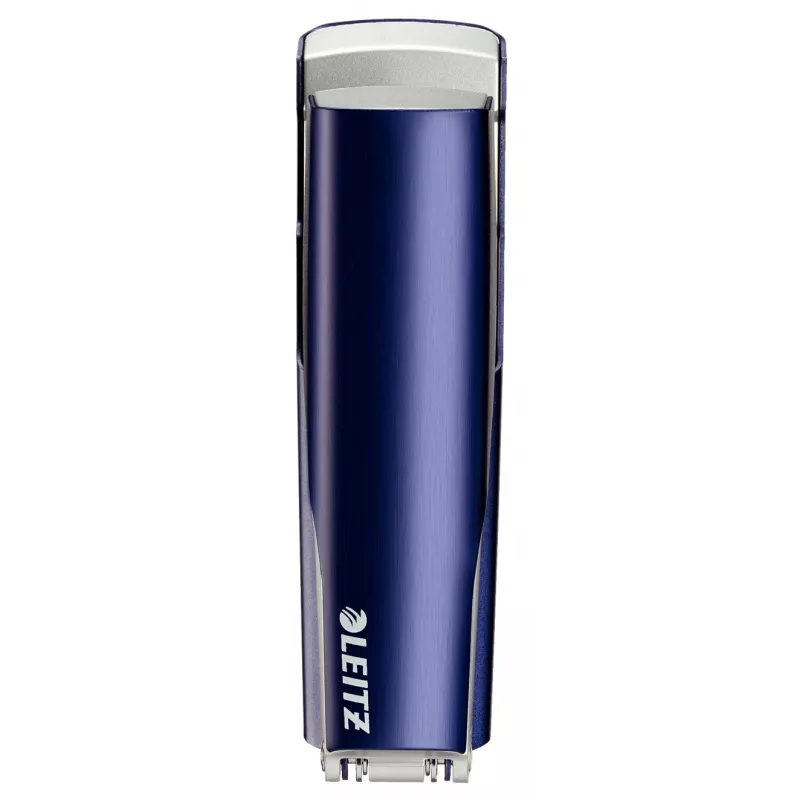 Leitz sponkovačka NeXXt Style, 30 listov kov, 30 listov, modrá, strieborná, 26/6, kov, plast, 80 g/m², hore