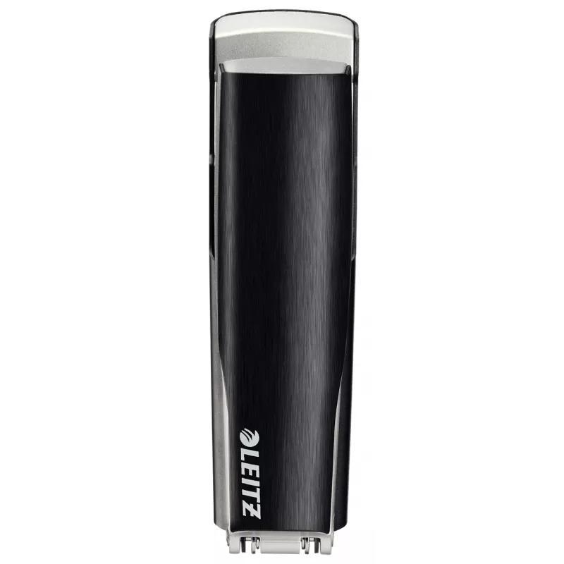 Leitz zošívačka NeXXt Style, 30 listov kov, 30 listov, čierna, strieborná, P3, kov, plast, 80 g/m², hore